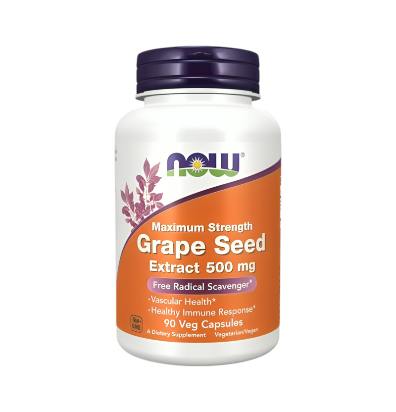 NOW Foods Grape Seed Extract 500mg 90 Kapslar