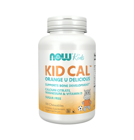 NOW Foods Kid Cal Orange U Delicious 100 Tuggtabletter