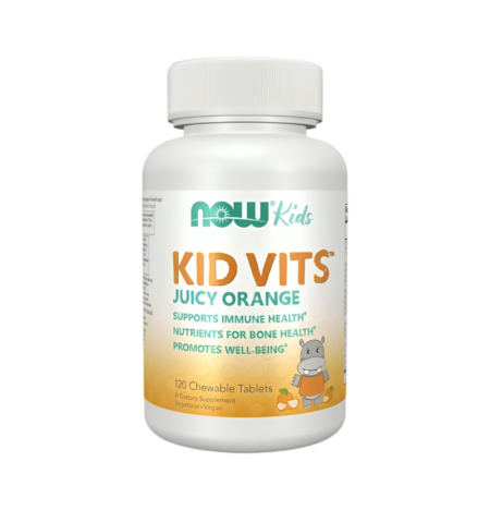 NOW Foods Kid Vits Juicy Orange 120 Tuggtabletter