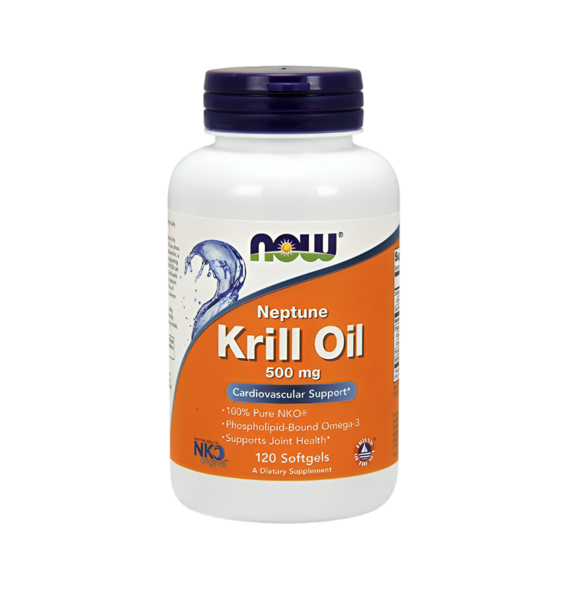 NOW Foods Krill Oil 500mg 120 Mjukgelkapslar