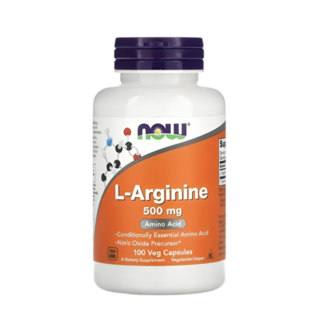 NOW Foods L-Arginine 500mg 100 Kapslar