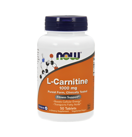 NOW Foods L-Carnitine 1000mg 50 Tabletter