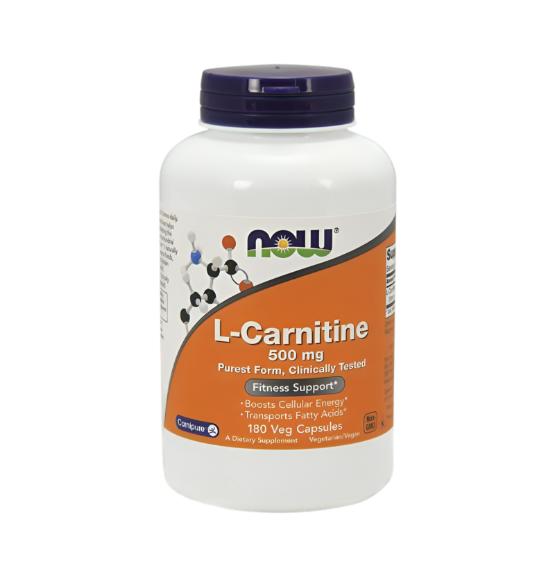 NOW Foods L-Carnitine 500mg 180 Kapslar