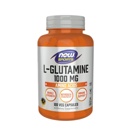 NOW Foods L-Glutamine 1000mg 120 Vegetariska Kapslar