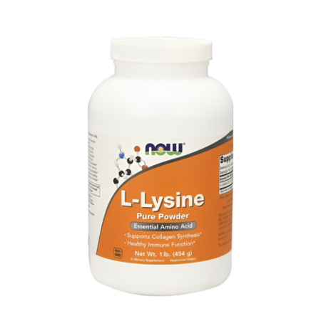 NOW Foods L-Lysine 1000mg Pulver 454g