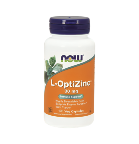 NOW Foods L-OptiZinc 30mg 100 Kapslar