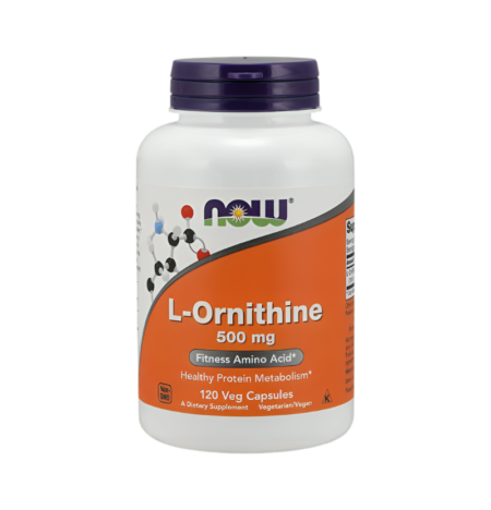 NOW Foods L-Ornithine 500mg 120 Kapslar