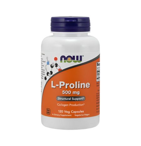 NOW Foods L-Proline 500mg 120 Kapslar