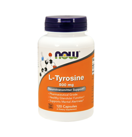 NOW Foods L-Tyrosine 500mg 120 Kapslar