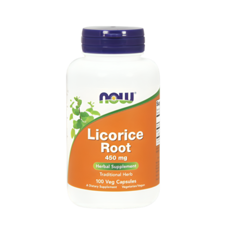 NOW Foods Licorice Root 450mg 100 Kapslar
