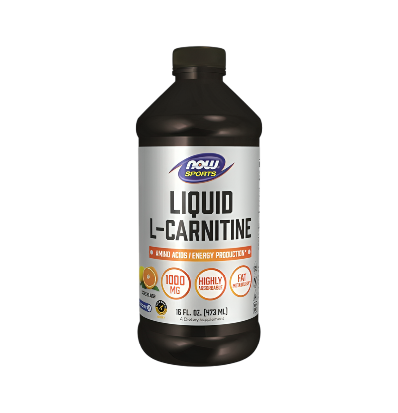 NOW Foods L-Carnitine 1000mg Citrus 473ml Vätska