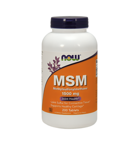 NOW Foods MSM Methylsulphonylmethane 1500mg 200 Tabletter