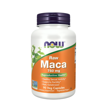 NOW Foods Maca 6:1 Concentrate 750mg RAW 90 Kapslar