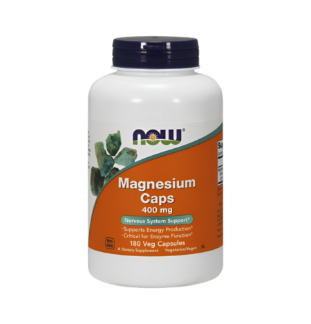 NOW Foods Magnesium 400mg 180 Kapslar