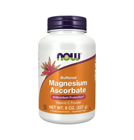 NOW Foods Magnesium Ascorbate Buffered 227g Pulver