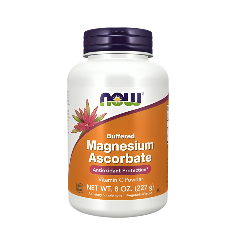 NOW Foods Magnesium Ascorbate Buffered 227g Pulver