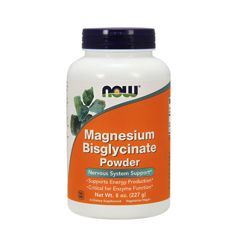 NOW Foods Magnesium Bisglycinate 227g Pulver