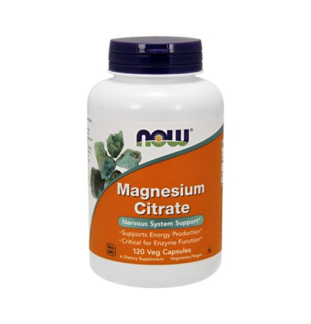 NOW Foods Magnesium Citrate 400mg 120 Kapslar