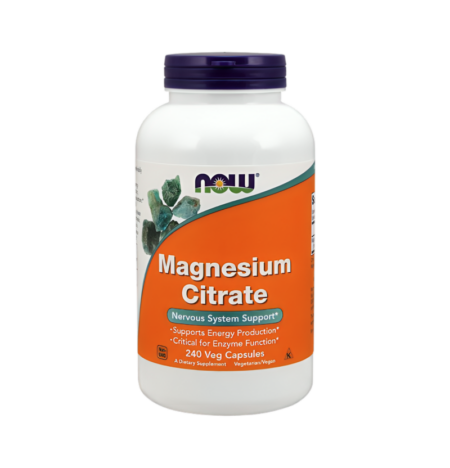 NOW Foods Magnesium Citrate 400mg 240 Kapslar