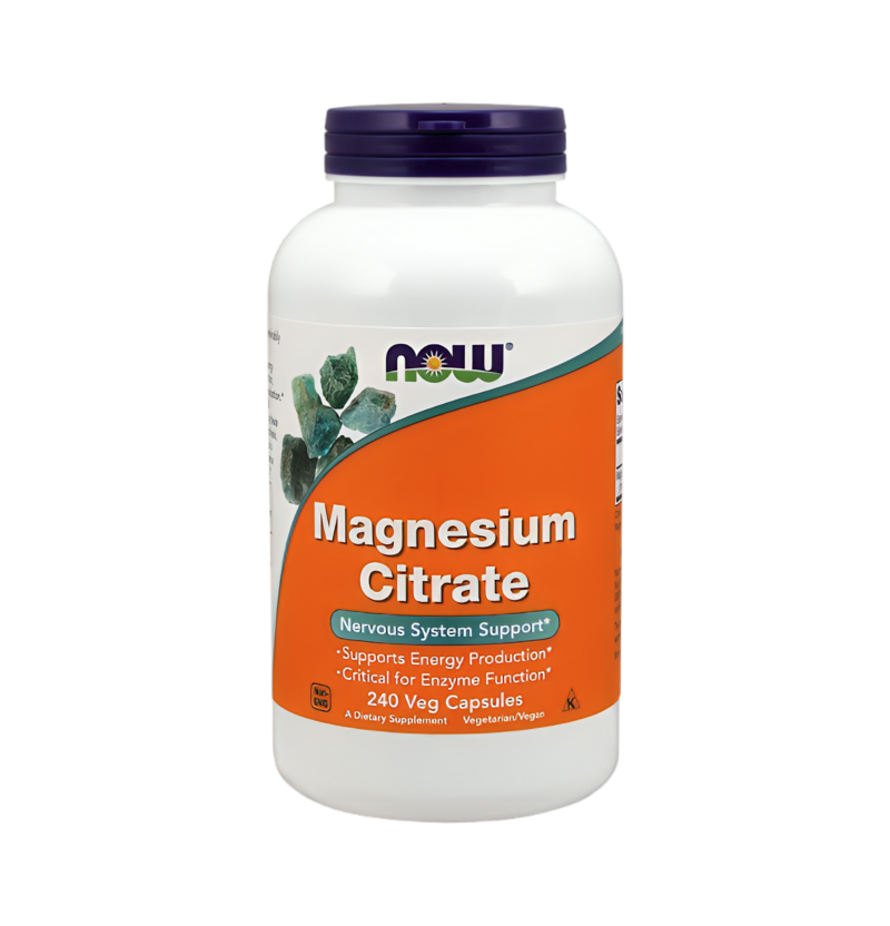NOW Foods Magnesium Citrate 400mg 240 Kapslar