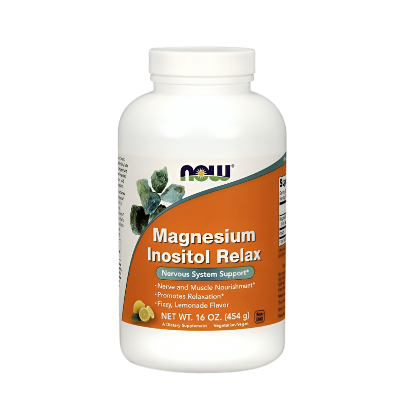 NOW Foods Magnesium Inositol Relax 454g Pulver