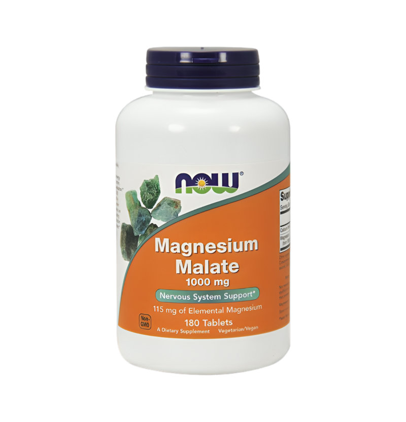 NOW Foods Magnesium Malate 1000mg 180 Tabletter