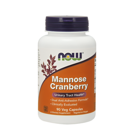 NOW Foods Mannose Cranberry 90 Vegetariska Kapslar