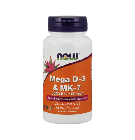 NOW Foods Mega D-3 & MK-7 60 Kapslar