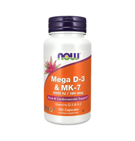 NOW Foods Mega D-3 & MK-7 120 Kapslar