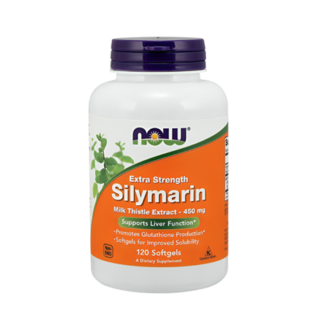 NOW Foods Milk Thistle Extract 450mg Extra Strength 120 Mjukgelkapslar