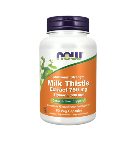 NOW Foods Milk Thistle Extract 750mg Maximum Strength 90 Kapslar