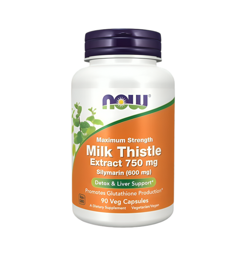 NOW Foods Milk Thistle Extract 750mg Maximum Strength 90 Kapslar