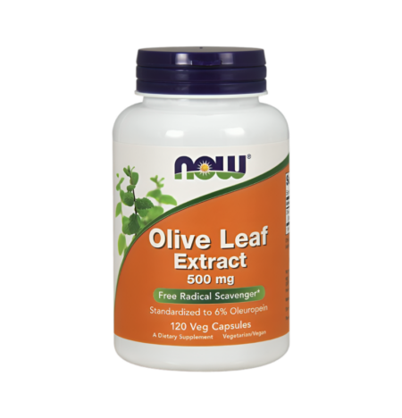NOW Foods Olive Leaf Extract 500mg 120 Kapslar