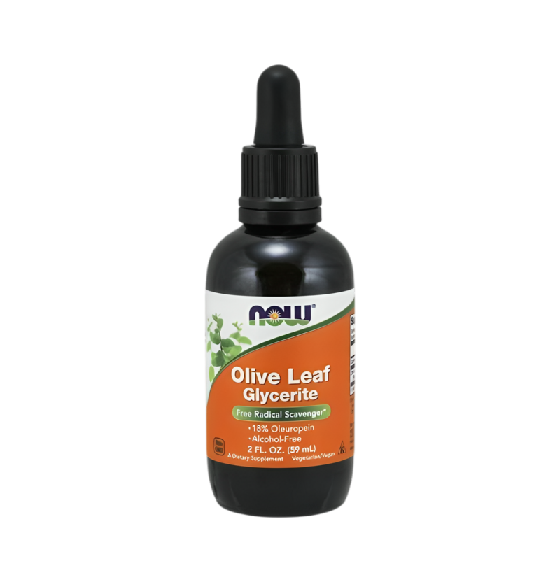 NOW Foods Olive Leaf Glycerite 59ml Vätska