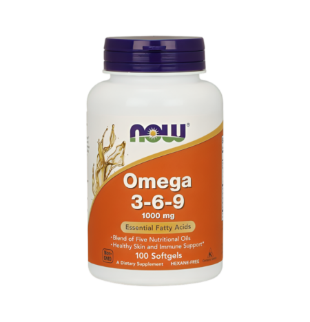 NOW Foods Omega 3-6-9 1000mg 100 Mjukgelkapslar