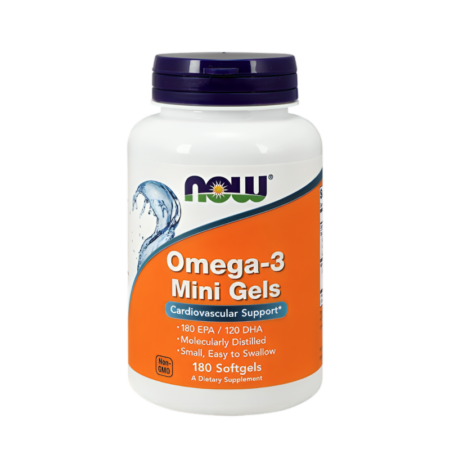 NOW Foods Omega-3 Mini Gels 180 Kapslar