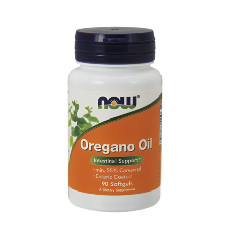 NOW Foods Oregano Oil, Enteric 90 Mjukgelkapslar