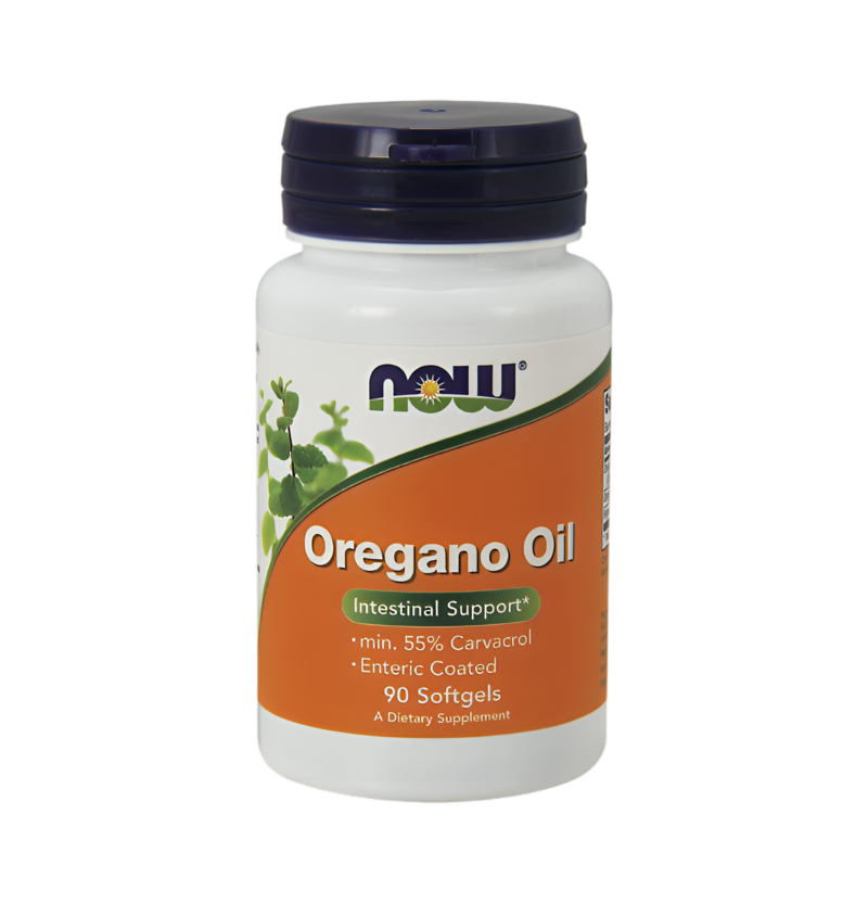 NOW Foods Oregano Oil, Enteric 90 Mjukgelkapslar