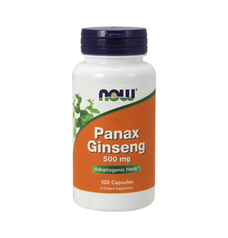 NOW Foods Panax Ginseng 500mg 100 Kapslar