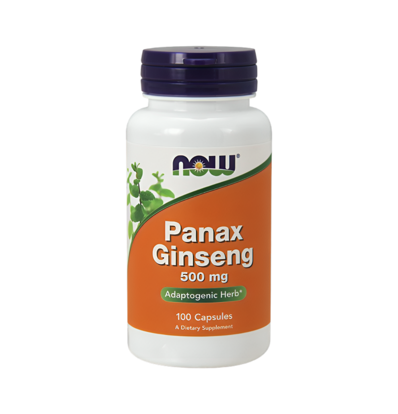 NOW Foods Panax Ginseng 500mg 100 Kapslar