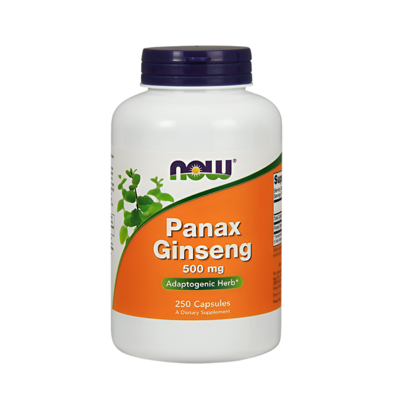 NOW Foods Panax Ginseng 500mg 250 Kapslar