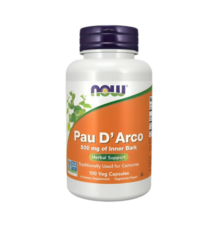 NOW Foods Pau D'Arco 500mg 100 Kapslar