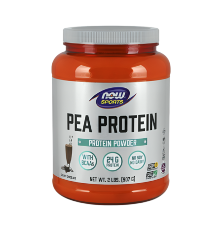 NOW Foods Pea Protein, Dutch Chocolate 907g