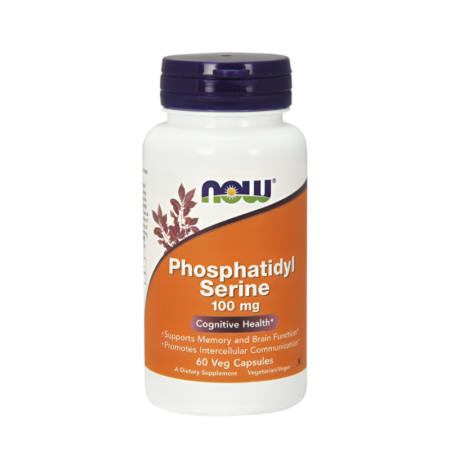 NOW Foods Phosphatidyl Serine 100mg 60 Vegetariska Kapslar