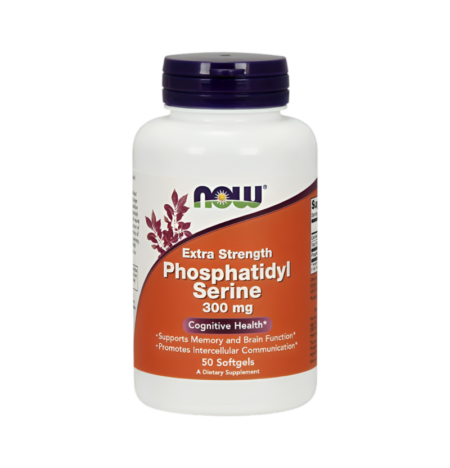 NOW Foods Phosphatidyl Serine 300mg Extra Strength 50 Mjuka gelékapslar
