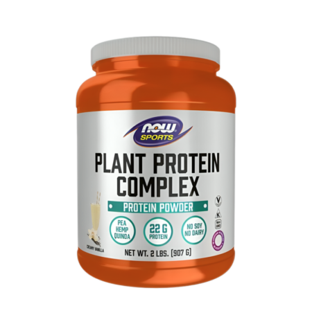 NOW Foods Plant Protein Complex, Creamy Vanilla 907g Pulver