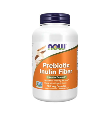 NOW Foods Prebiotic Inulin Fiber 180 Kapslar