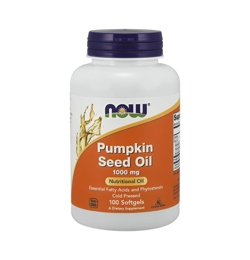 NOW Foods Pumpkin Seed Oil 1000mg 100 Mjukgelkapslar