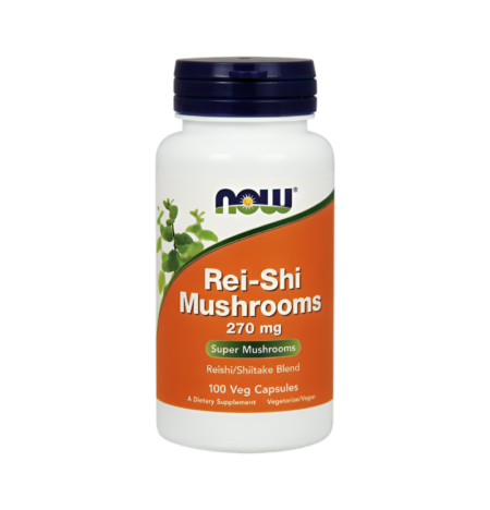 NOW Foods Rei-Shi Mushrooms 270mg 100 Kapslar