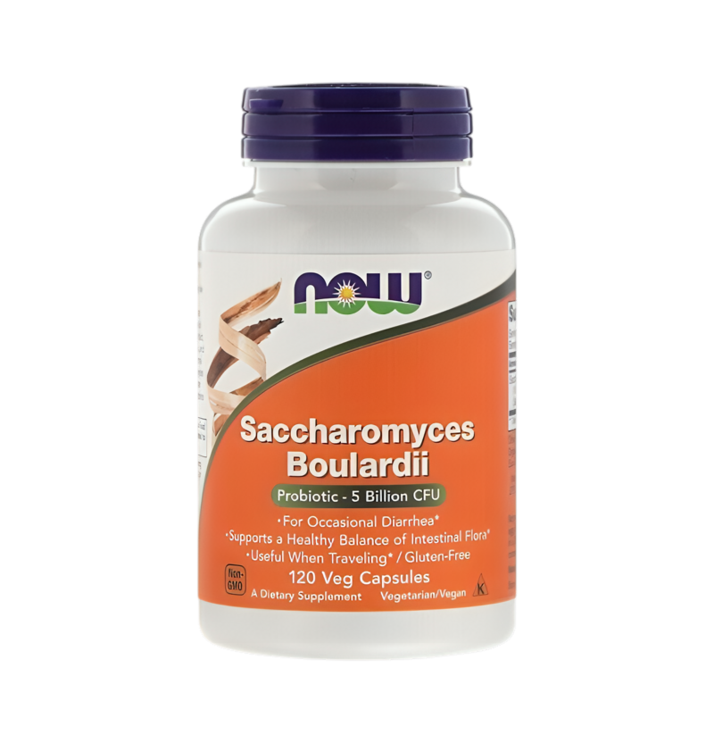 NOW Foods Saccharomyces Boulardii 120 Kapslar